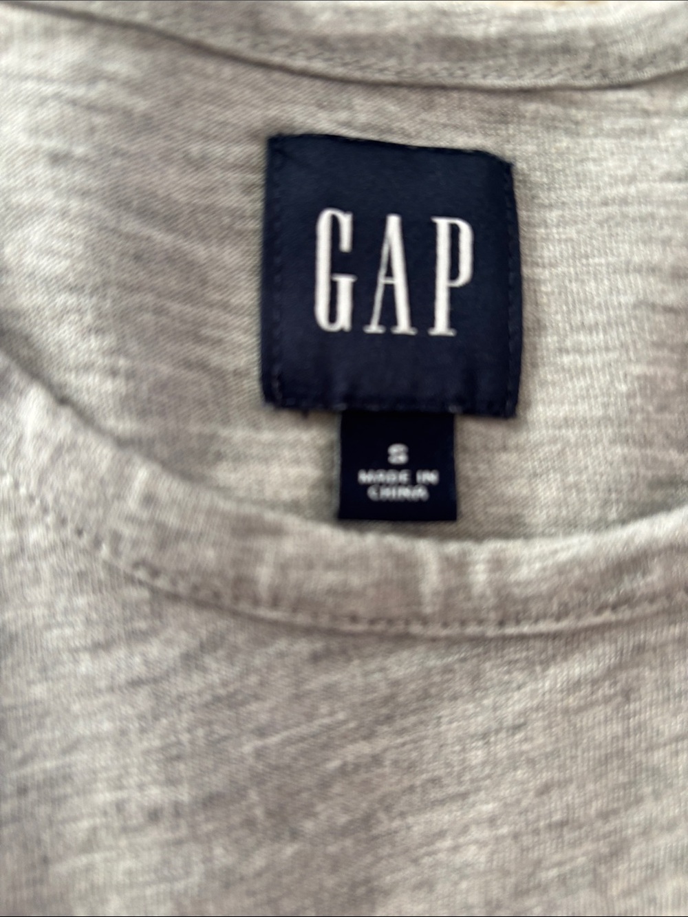 GAP Heather Gray Crewneck Tee Dress - Picture 2 of 2